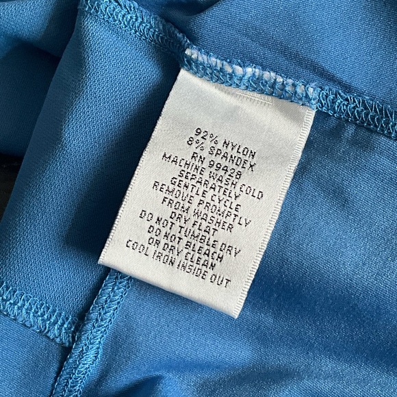 Bugatchi Shirt Womens M-Blue Solid Top Long Sleeve Golf Tennis Sport Ladies(UV50 - Picture 12 of 13